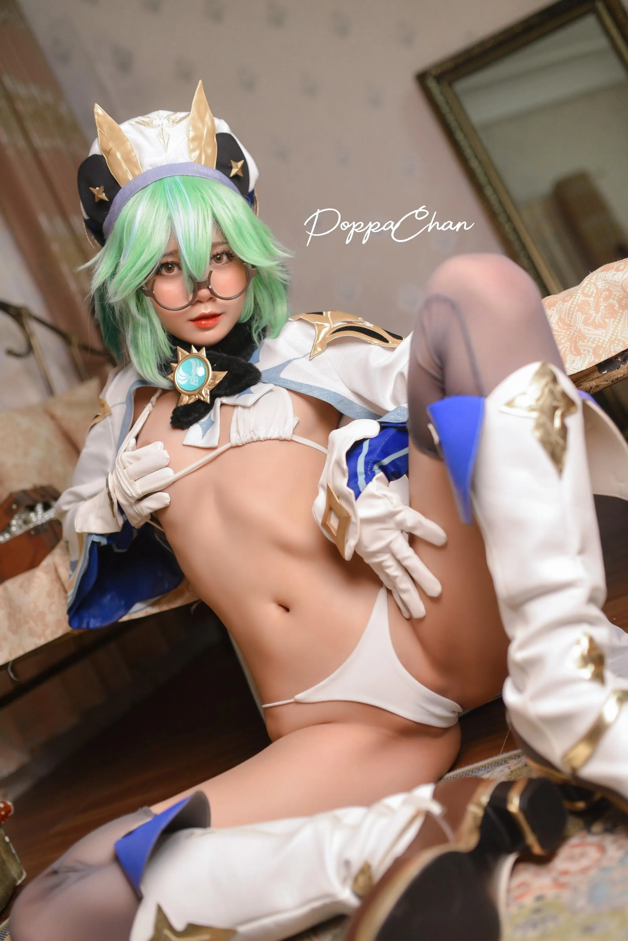PoppaChan – NO.026 Sucrose Genshin Impact [25P]插图4